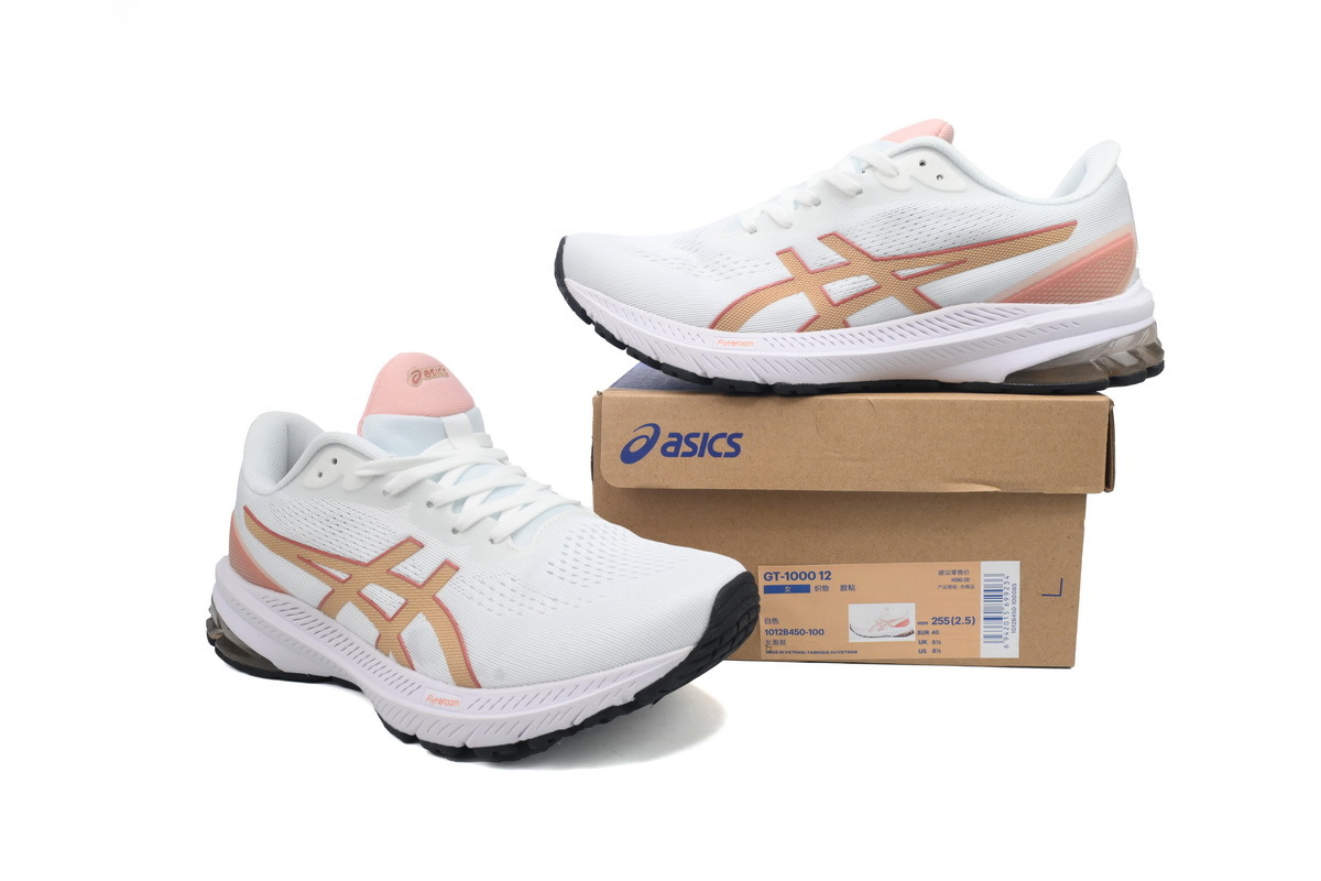 Special Sale Asics GT 1000 12 White Pink 1012B450-100 