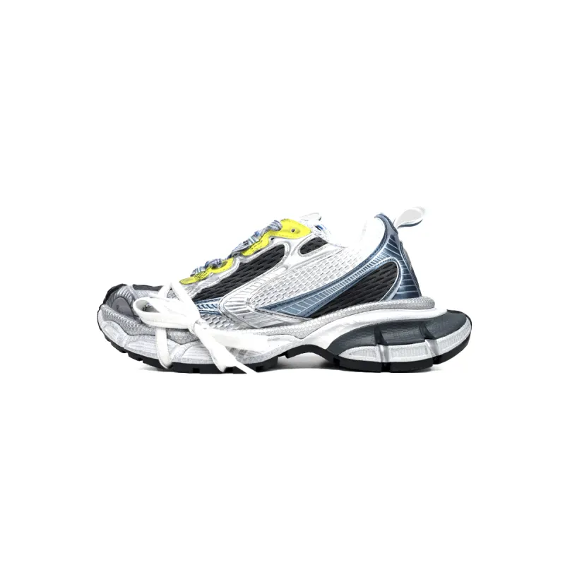 PKGoden Balenciaga 10th White Blue Yellow 734734 W3XL5 9047