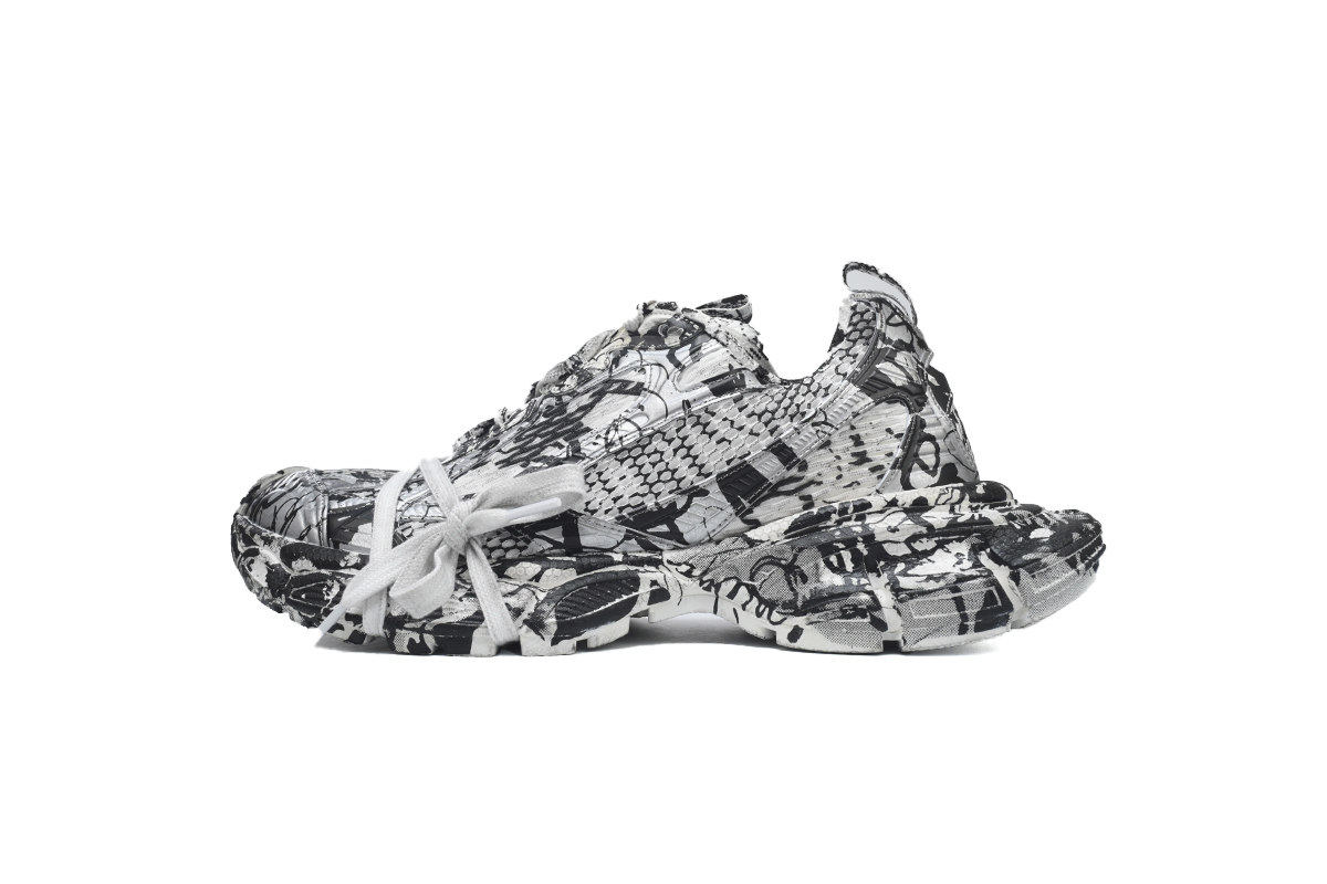 PKGoden Balenciaga 10th Black and White 734734 W2RG3 9010