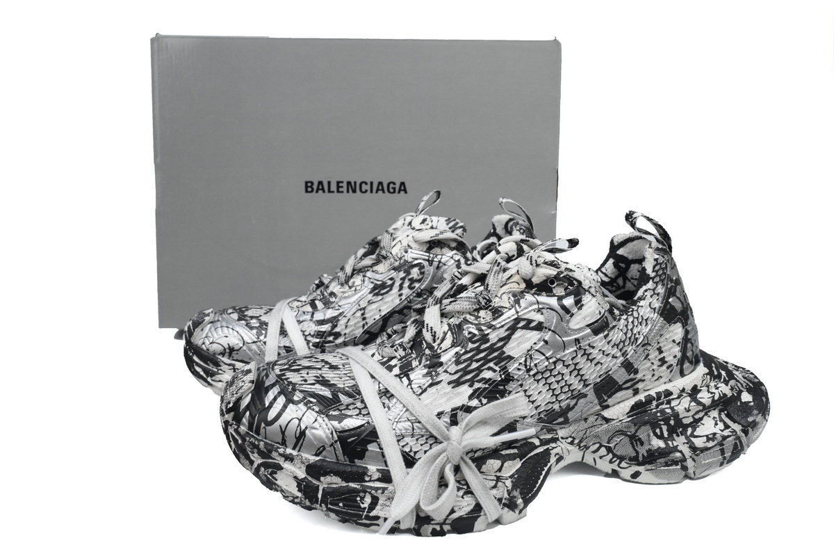 PKGoden Balenciaga 10th Black and White 734734 W2RG3 9010