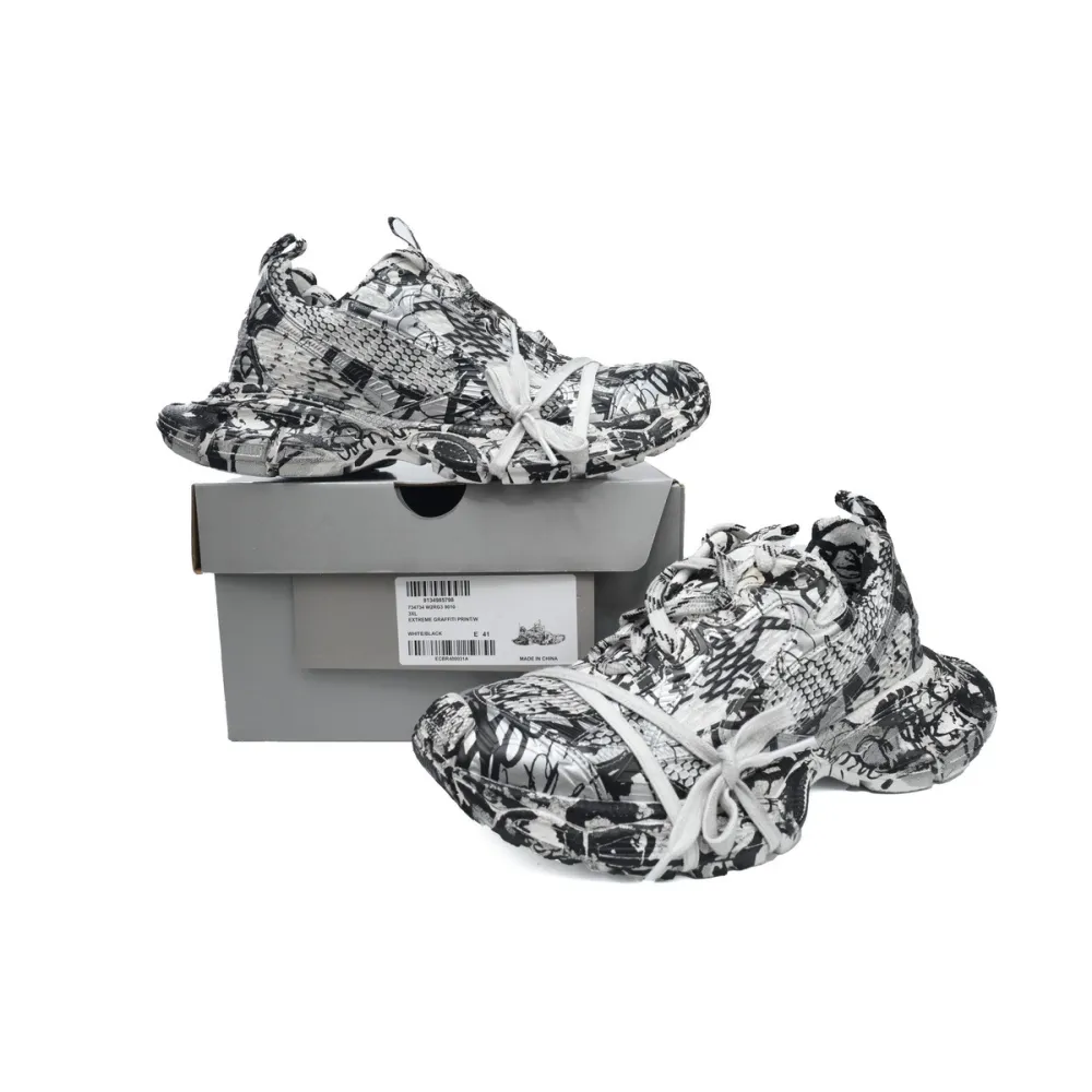 PKGoden Balenciaga 10th Black and White 734734 W2RG3 9010
