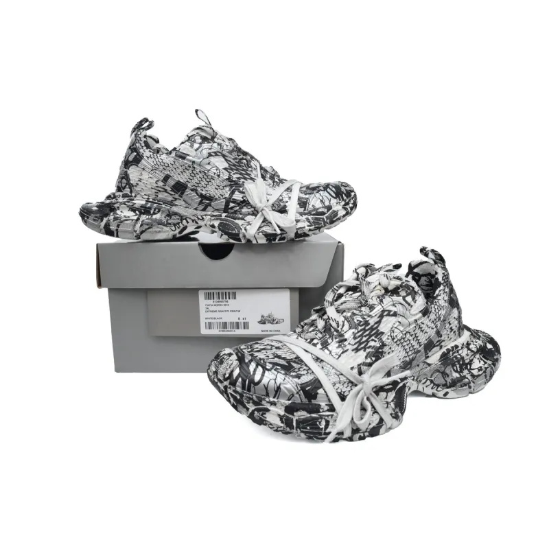 PKGoden Balenciaga 10th Black and White 734734 W2RG3 9010