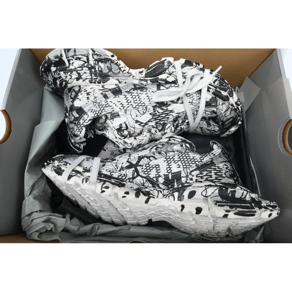 PKGoden Balenciaga 10th Black and White 734734 W2RG3 9010