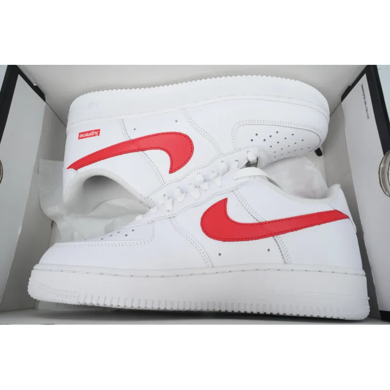 OG Supreme x Air Force 1 Low'Box Logo-Speed Red'Shanghai Exclusive CU9225-101