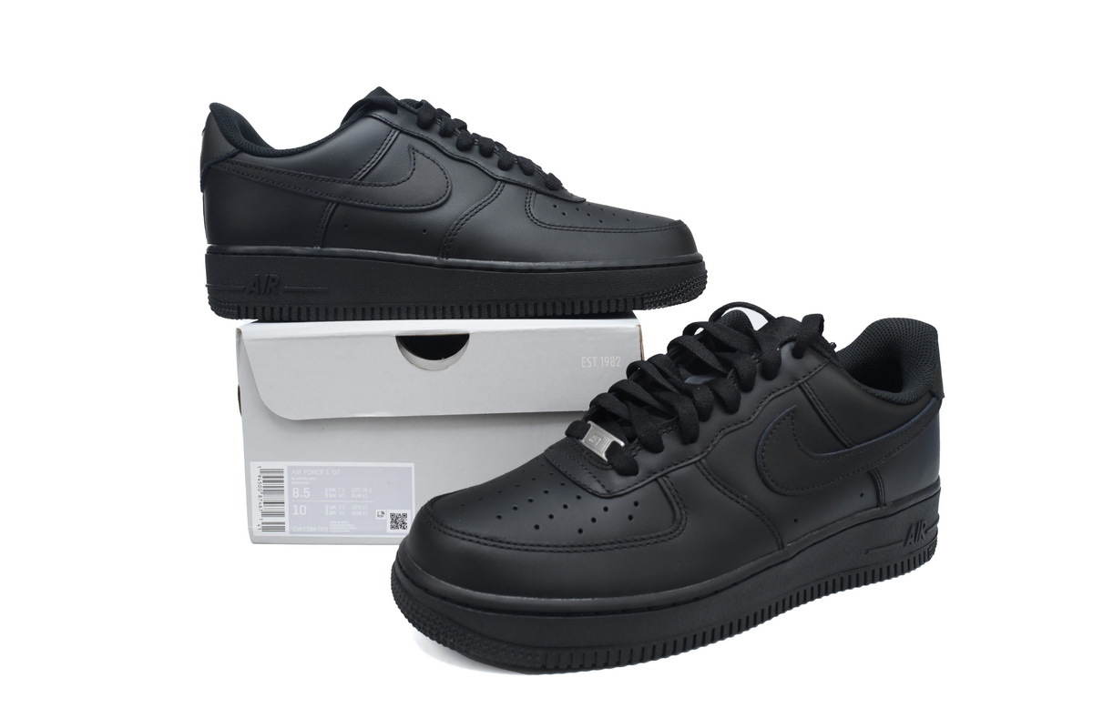 OG OFF Air Force 1 Low Black CW2288-001