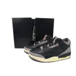 PKGoden A Ma Maniére x Air Jordan 3 Black FZ4811-001