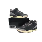 PKGoden A Ma Maniére x Air Jordan 3 Black FZ4811-001