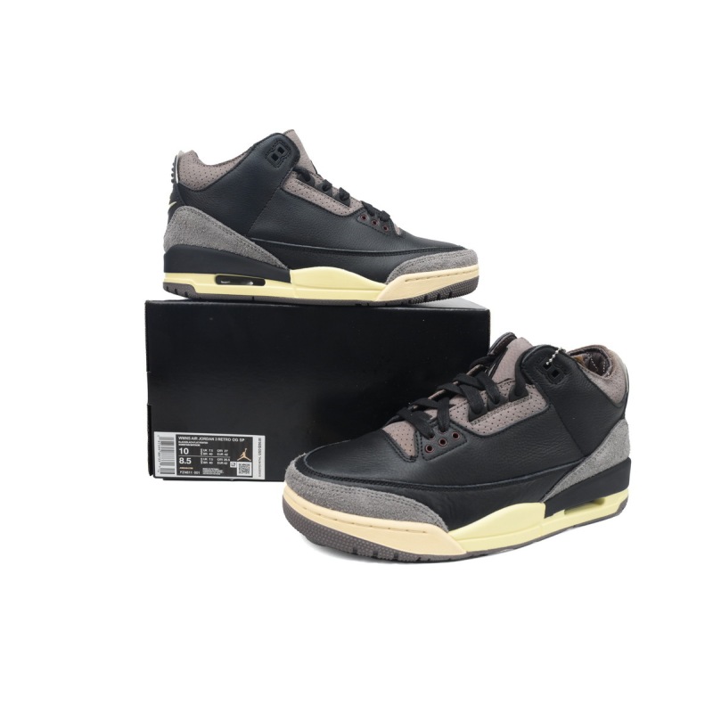 PKGoden A Ma Maniére x Air Jordan 3 Black FZ4811-001
