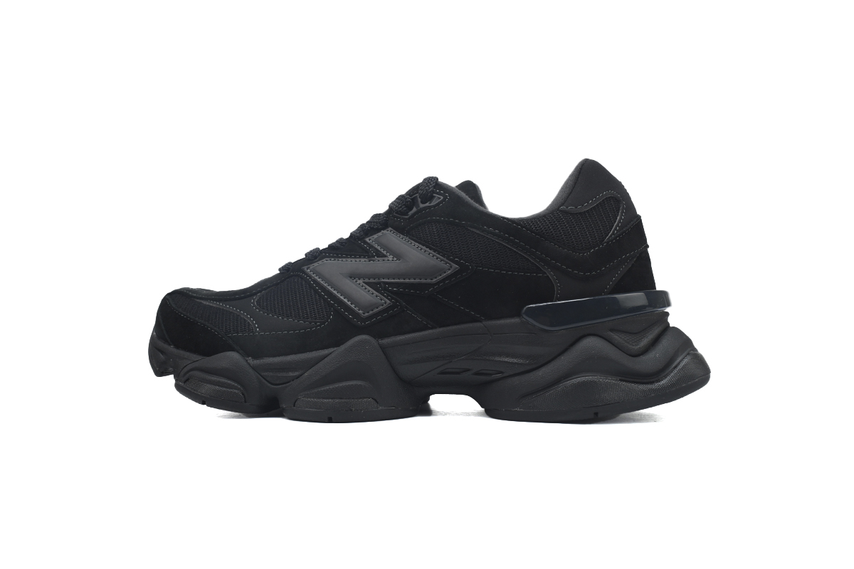PKGoden New Balance 9060 Triple Black Suede U9060BPM
