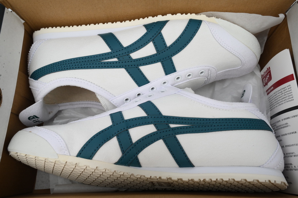 Special Sale Onitsuka Tiger Mexico 66 Slip-On White Spruce Green 1183A360-102