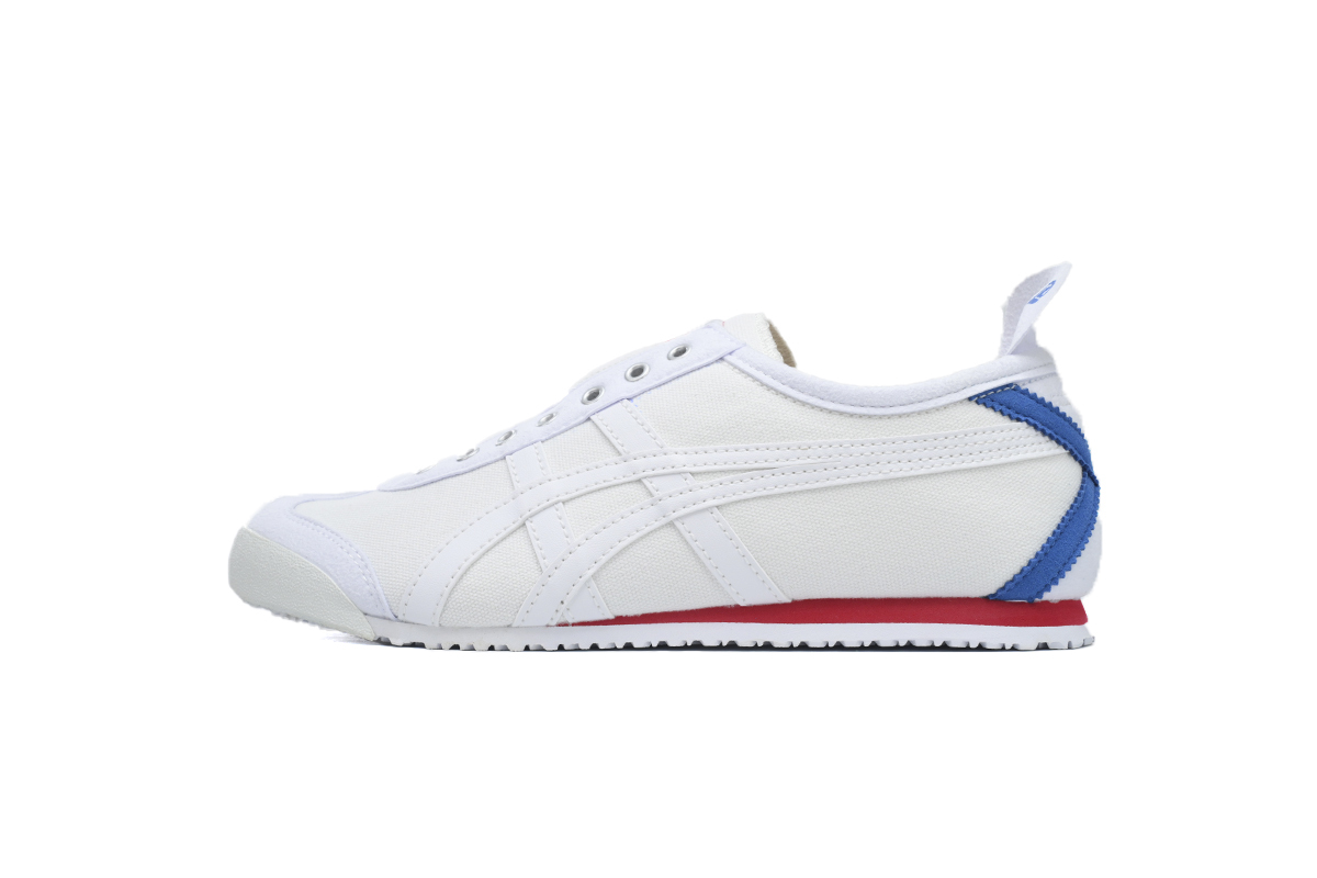Special Sale Onitsuka Tiger Mexico 66 Slip-On White Blue D3K0N-100