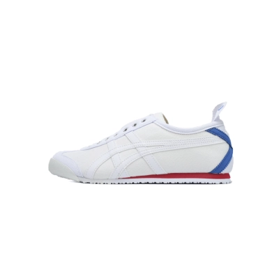 Special Sale Onitsuka Tiger Mexico 66 Slip-On White Blue D3K0N-100 01