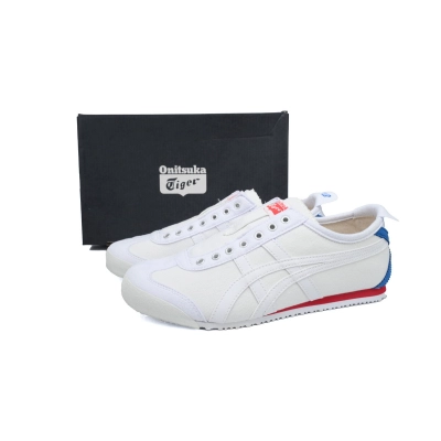 Special Sale Onitsuka Tiger Mexico 66 Slip-On White Blue D3K0N-100 02