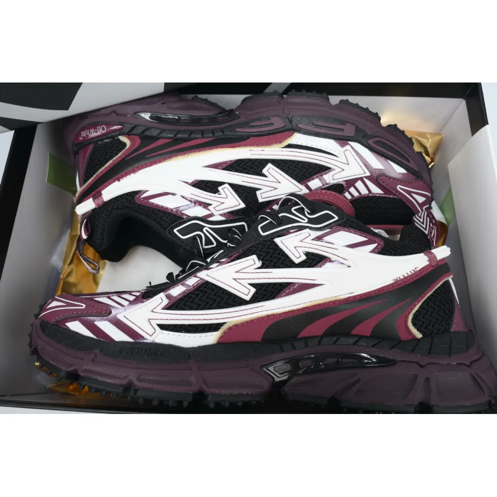 PKGoden OFF-WHITE Black Purple Red OMIA295F24 FAB00 10012