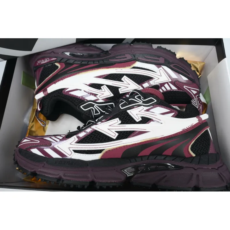 PKGoden OFF-WHITE Black Purple Red OMIA295F24 FAB00 10012