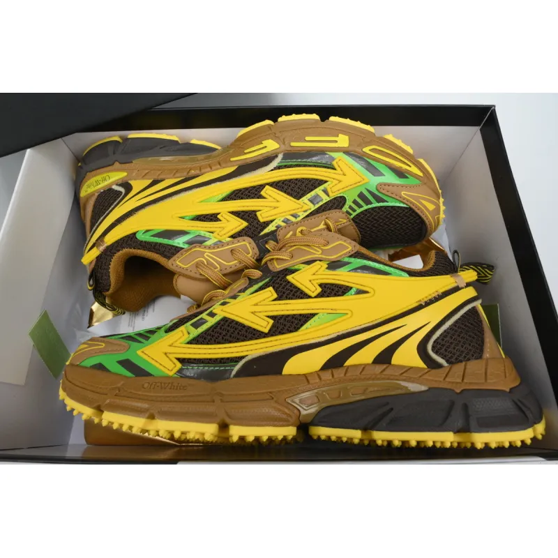 PKGoden OFF-WHITE Black Yellow OMIA295F24 FAB00 10010 
