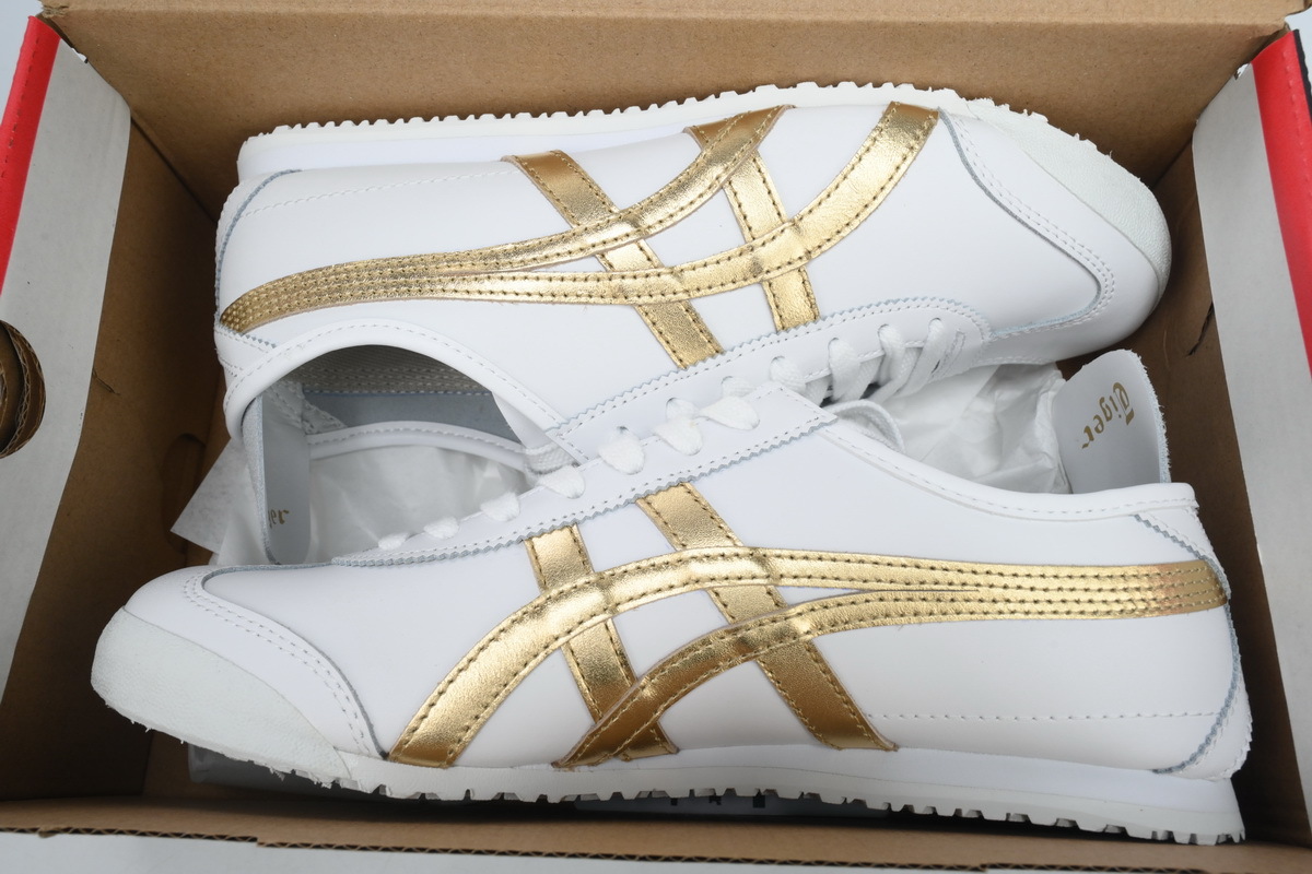 Onitsuka Tiger Mexico 66 White Rich Gold 1183A499-101 