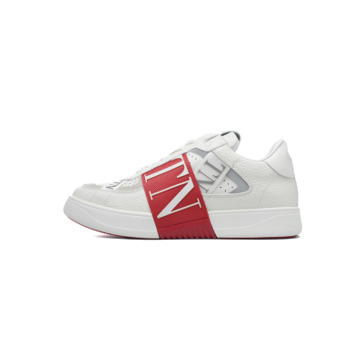 Valentino Garavani VL7N Low Sneakers White Red 01