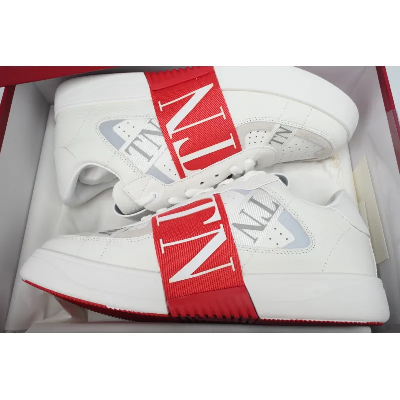 Valentino Garavani VL7N Low Sneakers White Red