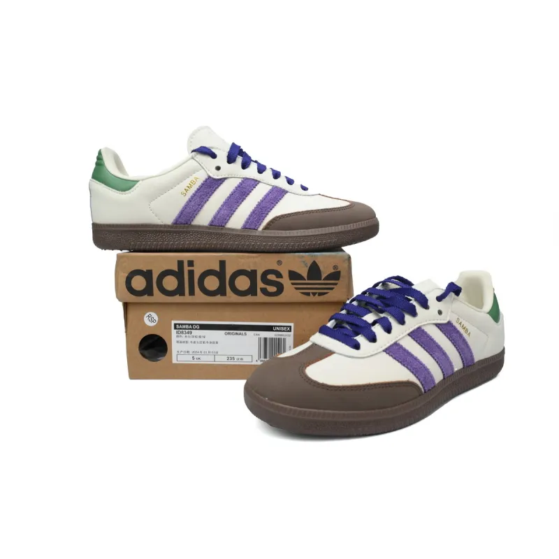 Originals Samba OG Off White Purple Green ID8349 