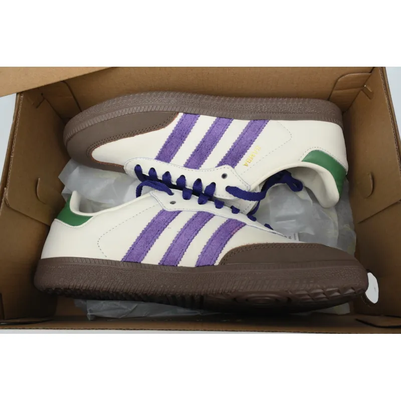 Originals Samba OG Off White Purple Green ID8349 