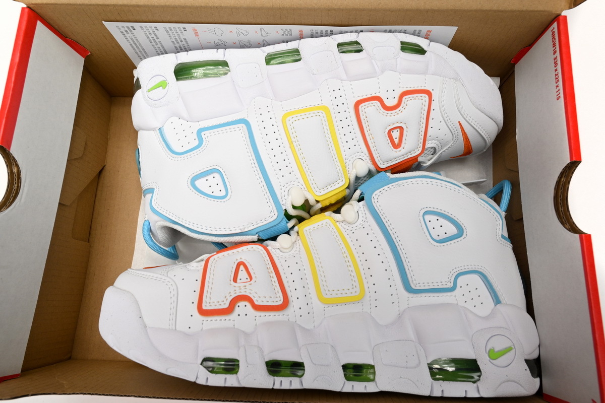 Air More Uptempo White Rainbow  FJ4624-100