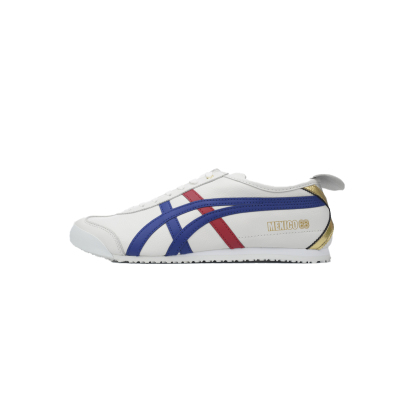 Onitsuka Tiger Mexico 66 White Dark Blue Gold D507L-0152  01