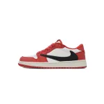 Travis Scott x Air Jordan 1 Low Red DM7688-100 