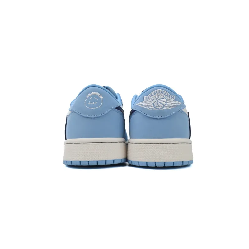 Travis Scott x Air Jordan 1 Low Blue DM7688-400 