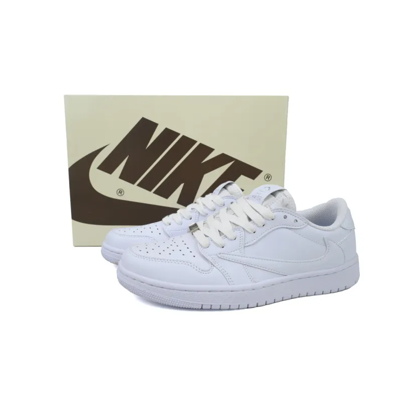 Travis Scott x Air Jordan 1 Low White TD1228-111 