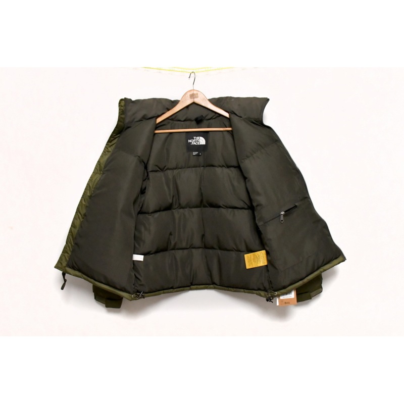 TheNorthFace Grass Green Long-sleeved down jacket