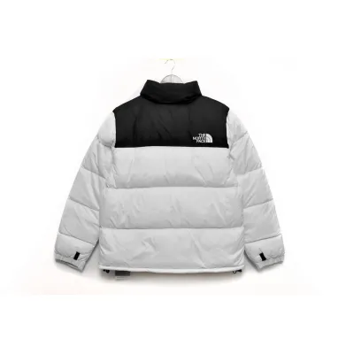 TheNorthFace Splicing White And Black Long-sleeved down jacket 02
