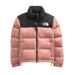 TheNorthFace Splicing White And Pink Long-sleeved down jacket