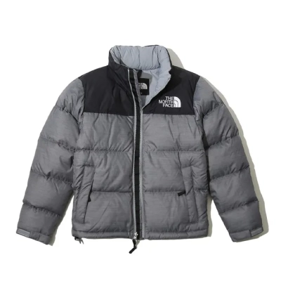 TheNorthFace Splicing White And Graphite Long-sleeved down jacket 01