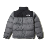 TheNorthFace Splicing White And Graphite Long-sleeved down jacket
