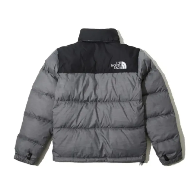 TheNorthFace Splicing White And Graphite Long-sleeved down jacket