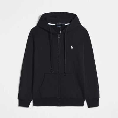 Polo Ralph Lauren Hoodie - Black & white logo 01