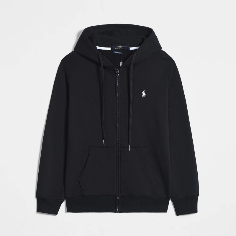 Polo Ralph Lauren Hoodie - Black & white logo
