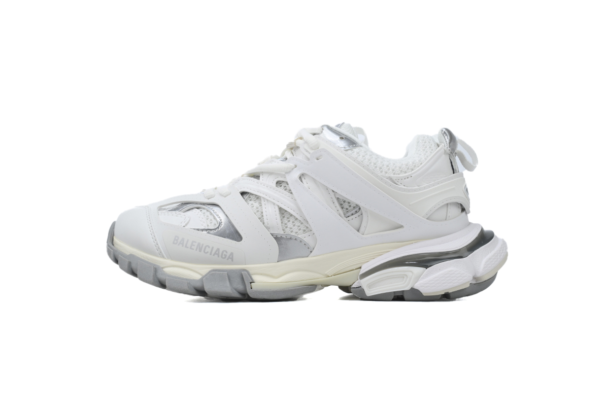 Balenciaga 3rd Track Sneaker White Grey Silver 542436 W2FSC 9081