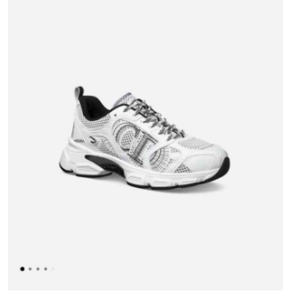 PKGoden Dior Chrono Sneaker Mesh And White Leather-Effect Panels