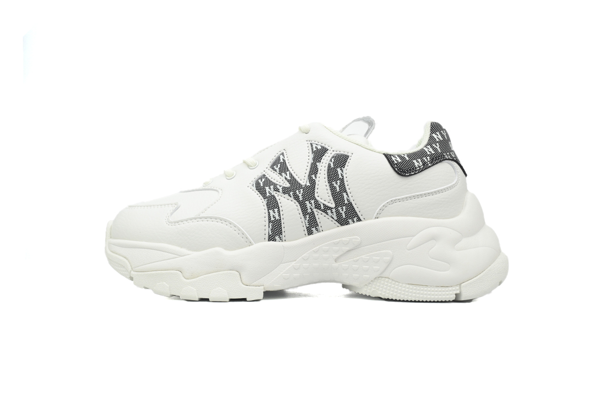 OG Giày MLB Chunky Window Monogram New York Yankees Black 3ASHBWM4N