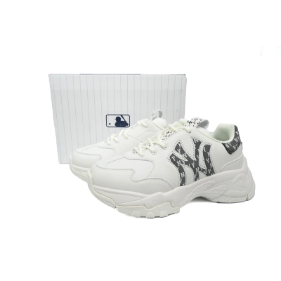 OG Giày MLB Chunky Window Monogram New York Yankees Black 3ASHBWM4N 02