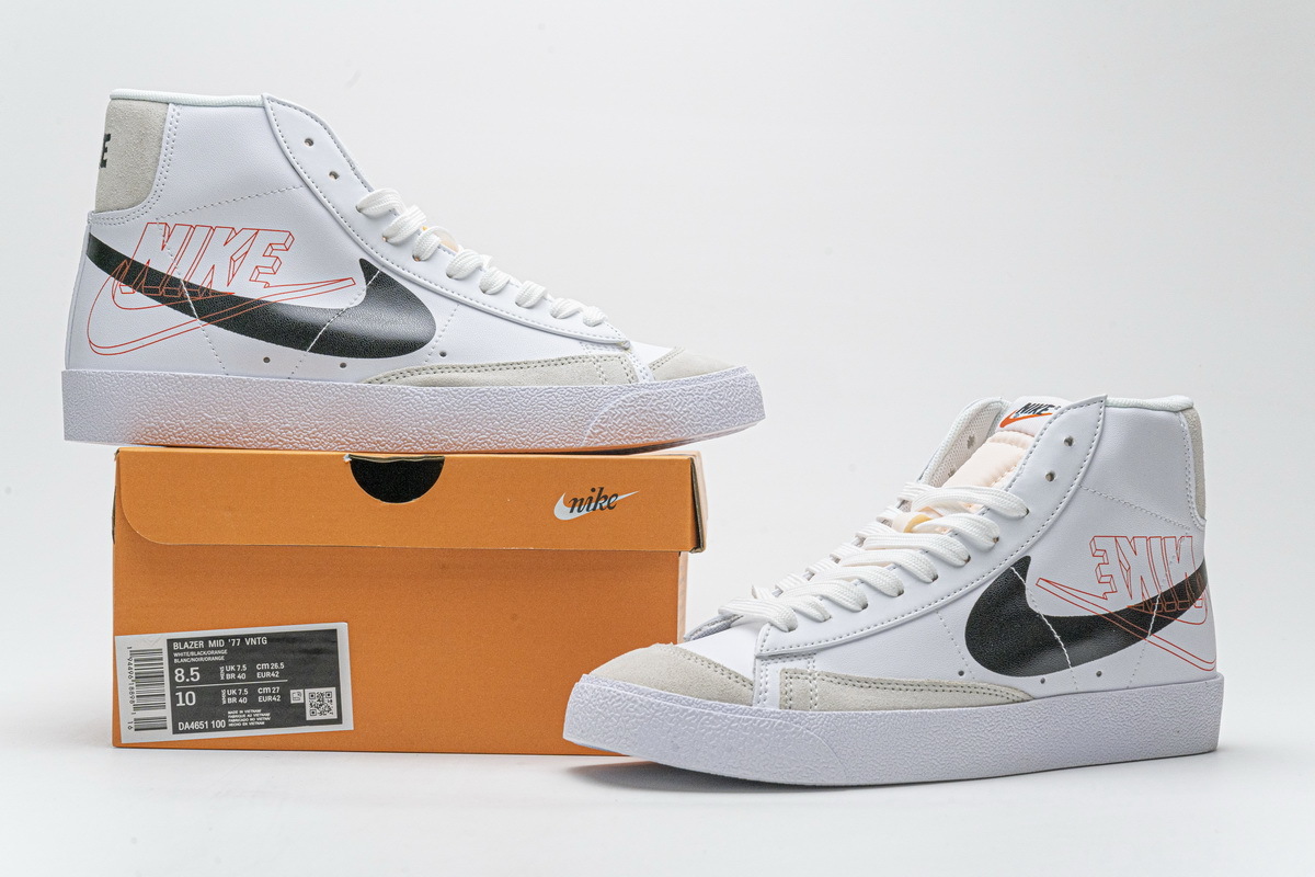 BMLin Blazer Mid 77 White Black (W)