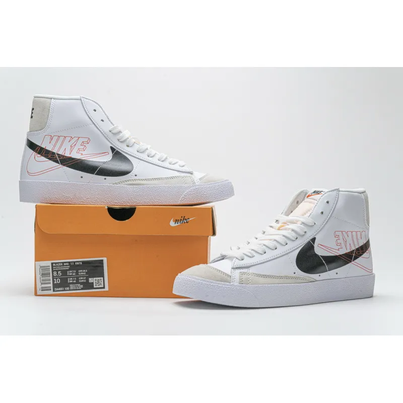 BMLin Blazer Mid 77 White Black (W)