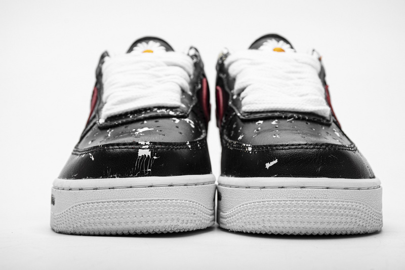 PK GOD Air Force 1 Low G-Dragon Peaceminusone Para-Noise Black Red