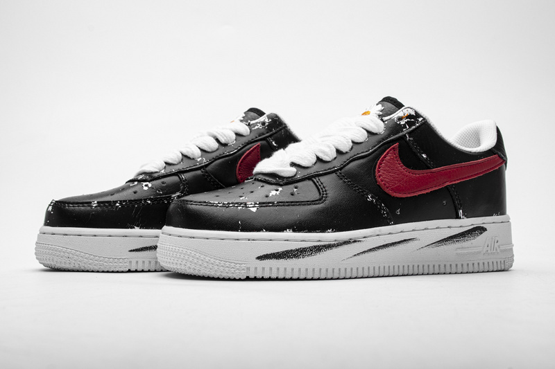 PK GOD Air Force 1 Low G-Dragon Peaceminusone Para-Noise Black Red