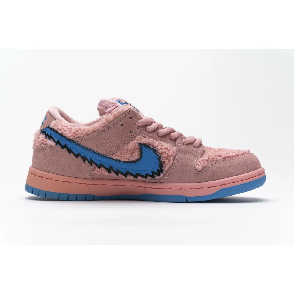 PK GOD SB Dunk Low Grateful Dead Bears Pink