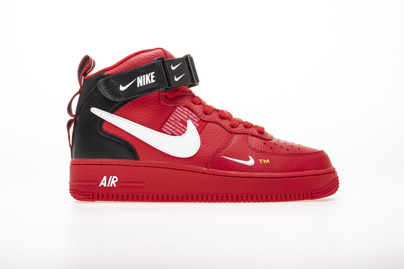 OG Air Force 1 Mid Utility University Red