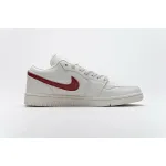 BMLin Jordan 1 Low Milk White Red