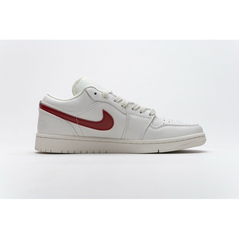 BMLin Jordan 1 Low Milk White Red